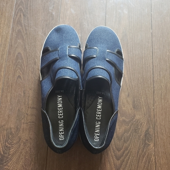 HP. Opening Ceremony Binx Denim Flatform - Picture 3 of 9